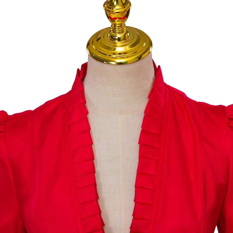 Vestido Gótico Medieval de Cocktail Alto-Bajo – Traje de Cosplay de Manga Larga para Mujer - Fantasia Cosera