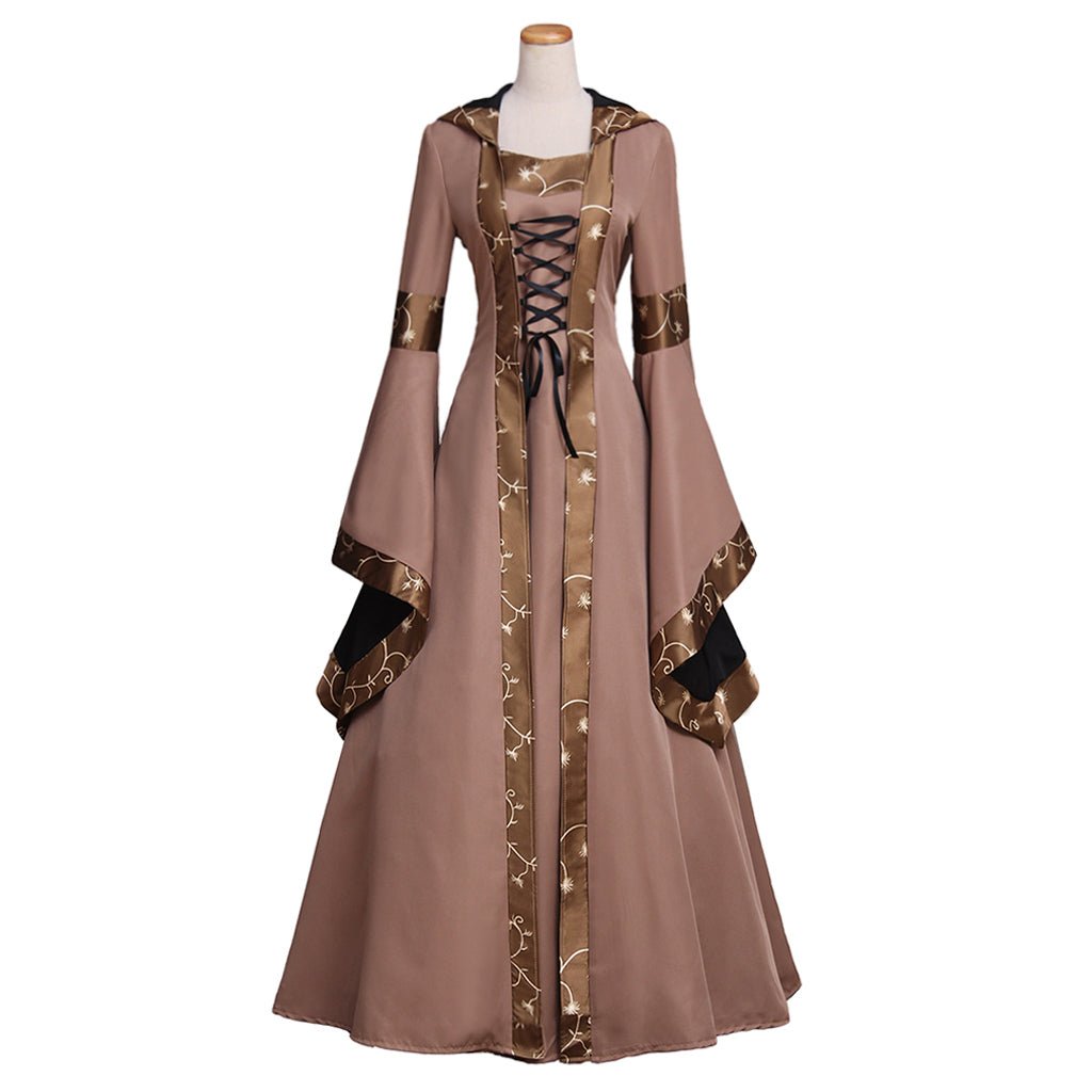 Vestido Retro Medieval para Halloween, Carnaval y Fiestas de Cosplay - Estilo Victoriano, Tudor y Noble Español - Fantasia Cosera