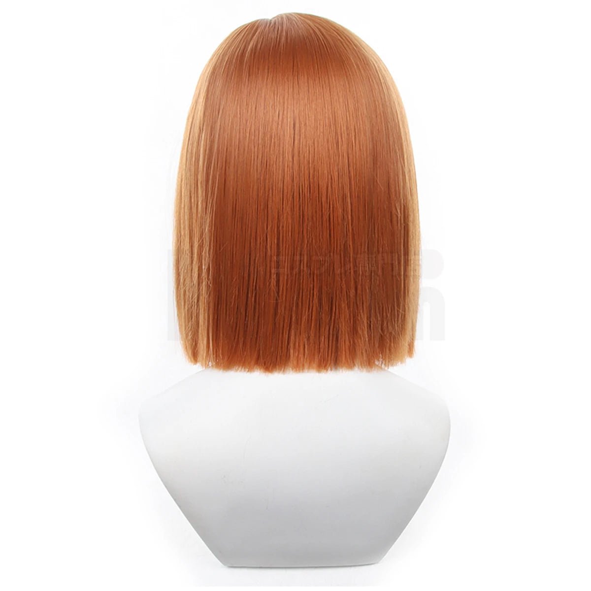 Peluca de Cosplay de Nobara Kugisaki de Jujutsu Kaisen, Fibra Sintética Ajustable para Fiestas de Halloween y Navidad - Fantasia Cosera