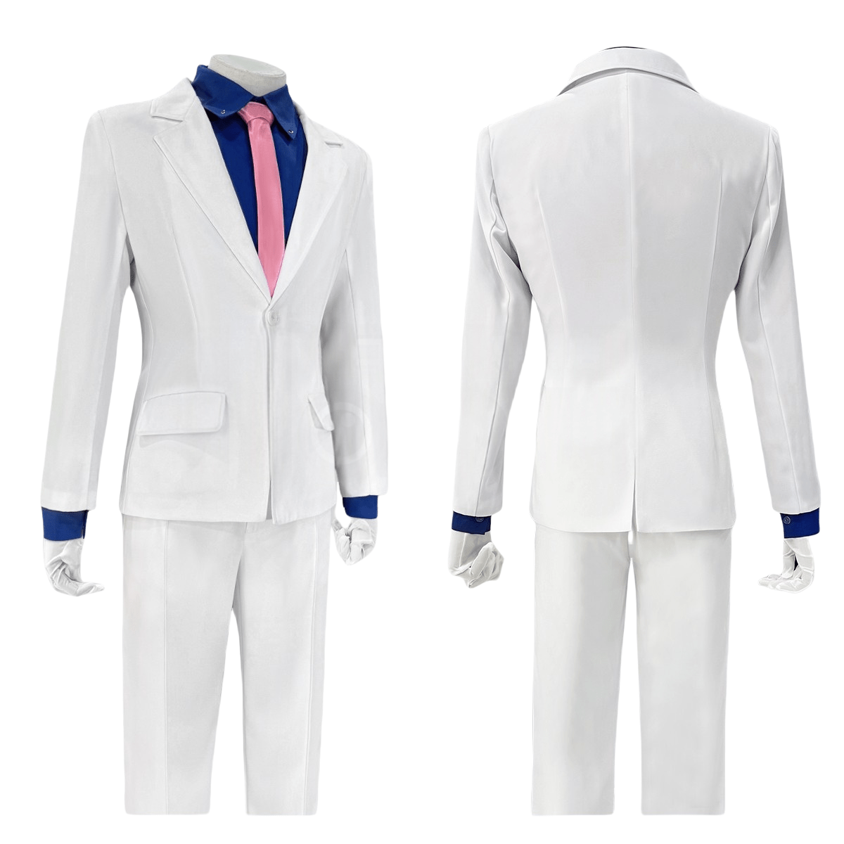 Traje de Cosplay de Kaito Kid - Outfit de Anime Detective Conan - Fantasia Cosera