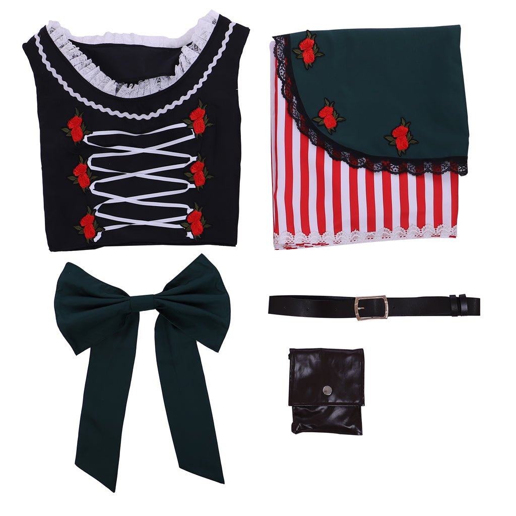 Traje de Cosplay de Asui Tsuyu de My Hero Academia para Fans - Fantasia Cosera