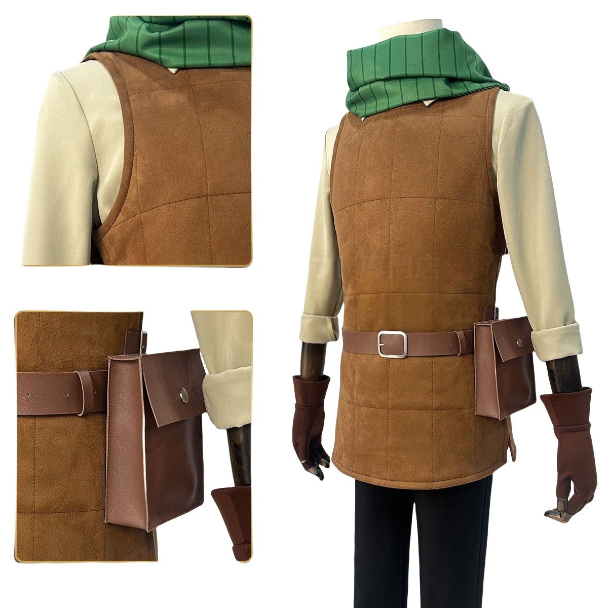 Disfraz de Cosplay Delicioso en el Calabozo Chilchuck, Equipo Laios - Alta Calidad - Fantasia Cosera