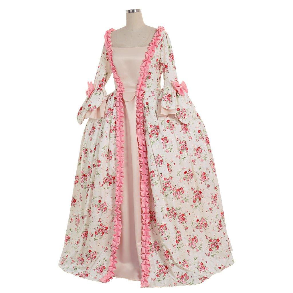 Vestido de Baile Rococo Marie Antoinette | Vestido Victoriano para Cosplay y Eventos - Fantasia Cosera