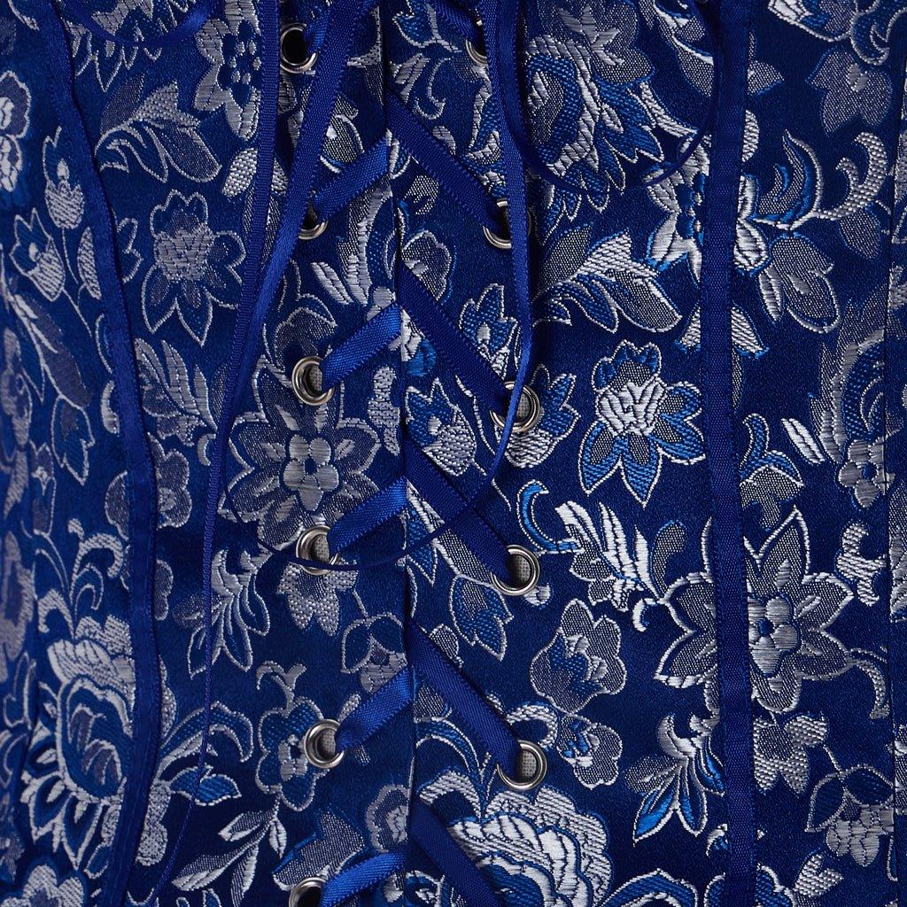 Vestido de Doncella Azul de Belle para Mujer - Disfraz de Princesa Belle - Fantasia Cosera