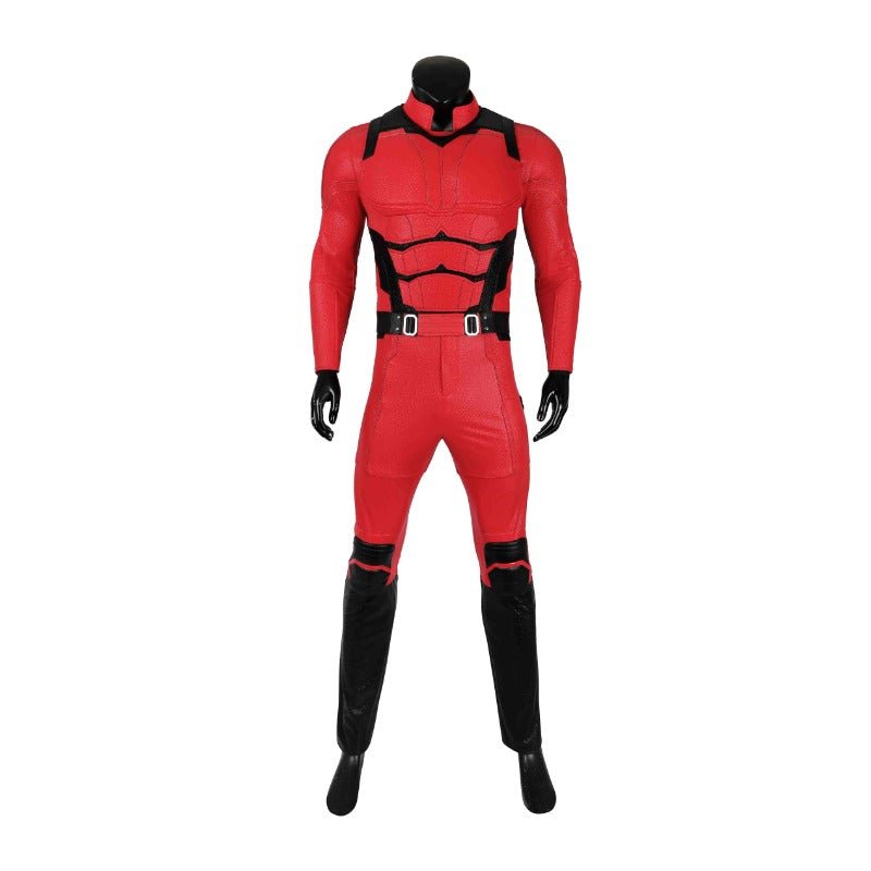 Traje de Cosplay Daredevil Piel Roja Matt Murdock Halloween Conjunto Completo - Fantasia Cosera