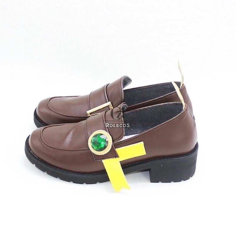 Zapatos Cosplay Venti Genshin Impact Barbatos Cuero Tacón Alto Halloween - Fantasia Cosera