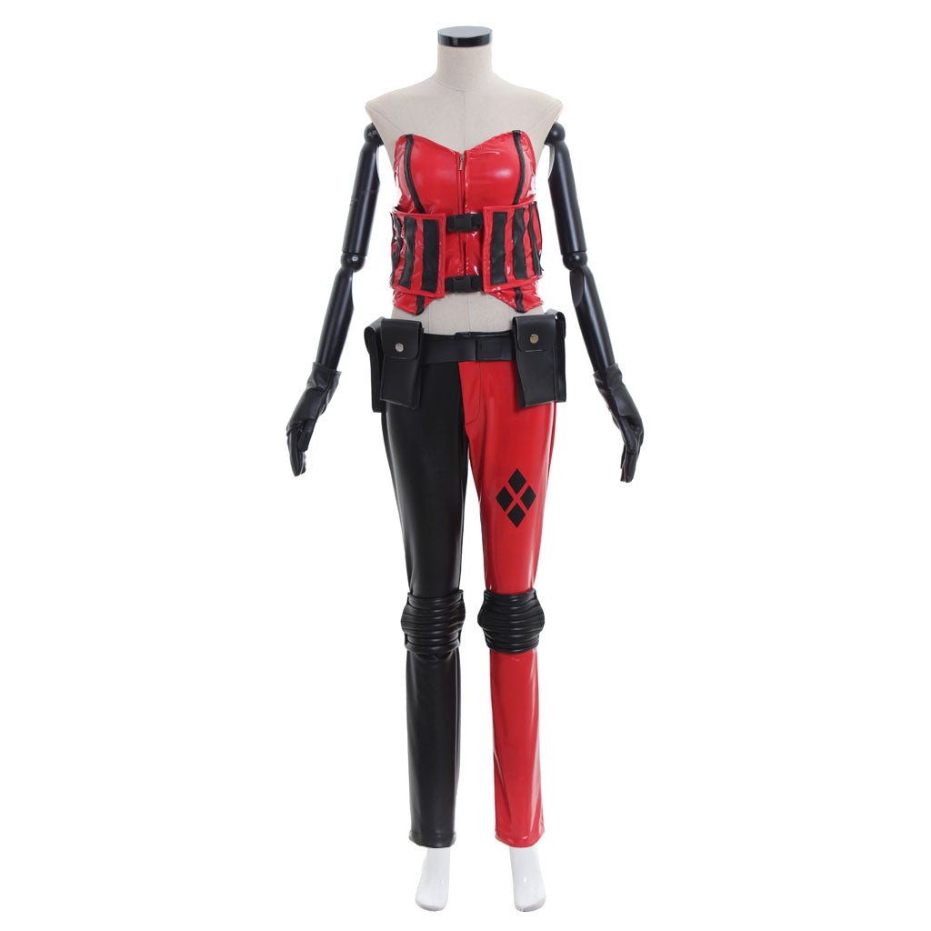 Traje de Cosplay de Harley Quinn – Divertido, Feroz e Icónico Outfit de Supervillana para Mujeres - Fantasia Cosera