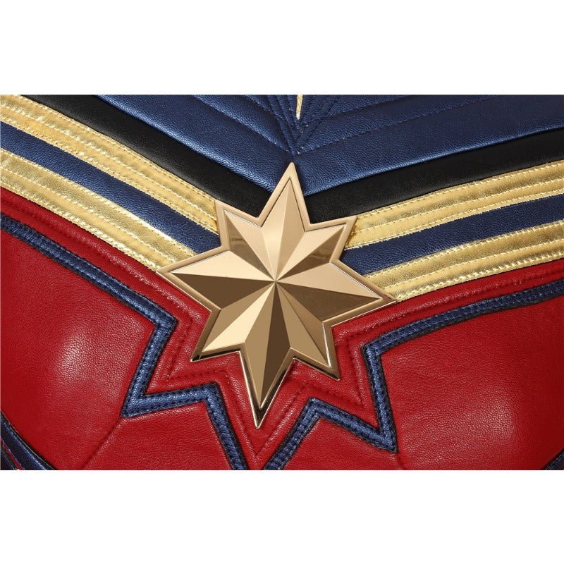 Traje de Cosplay de Captain Marvel Endgame + Zapatos - Avengers 4 - Fantasia Cosera
