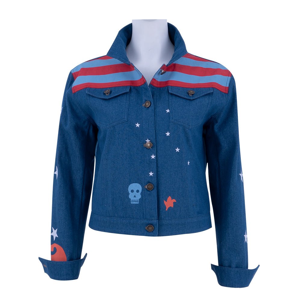 Chaqueta Denim Miss America Chavez – Traje Cosplay Marvel Multiverso, Disfraz Halloween - Fantasia Cosera