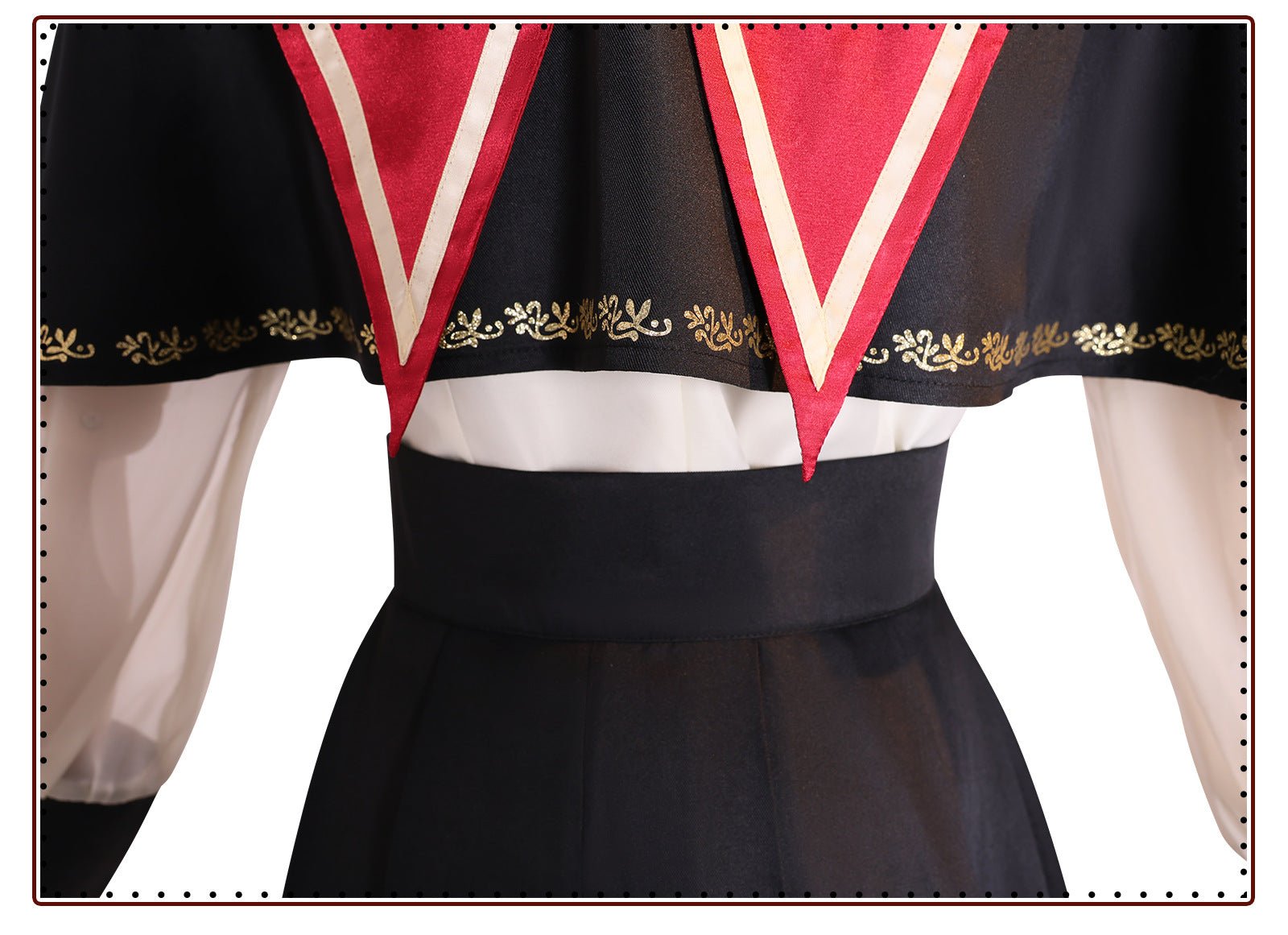 Traje de Cosplay de Wakana Mutsumi de BanG Dream! Ave Mujica - Estilo Gótico - Fantasia Cosera