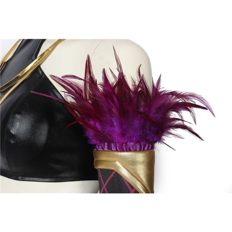 Traje de Cosplay KDA Evelynn - Conjunto Superior y Falda de LOL para Halloween - Fantasia Cosera