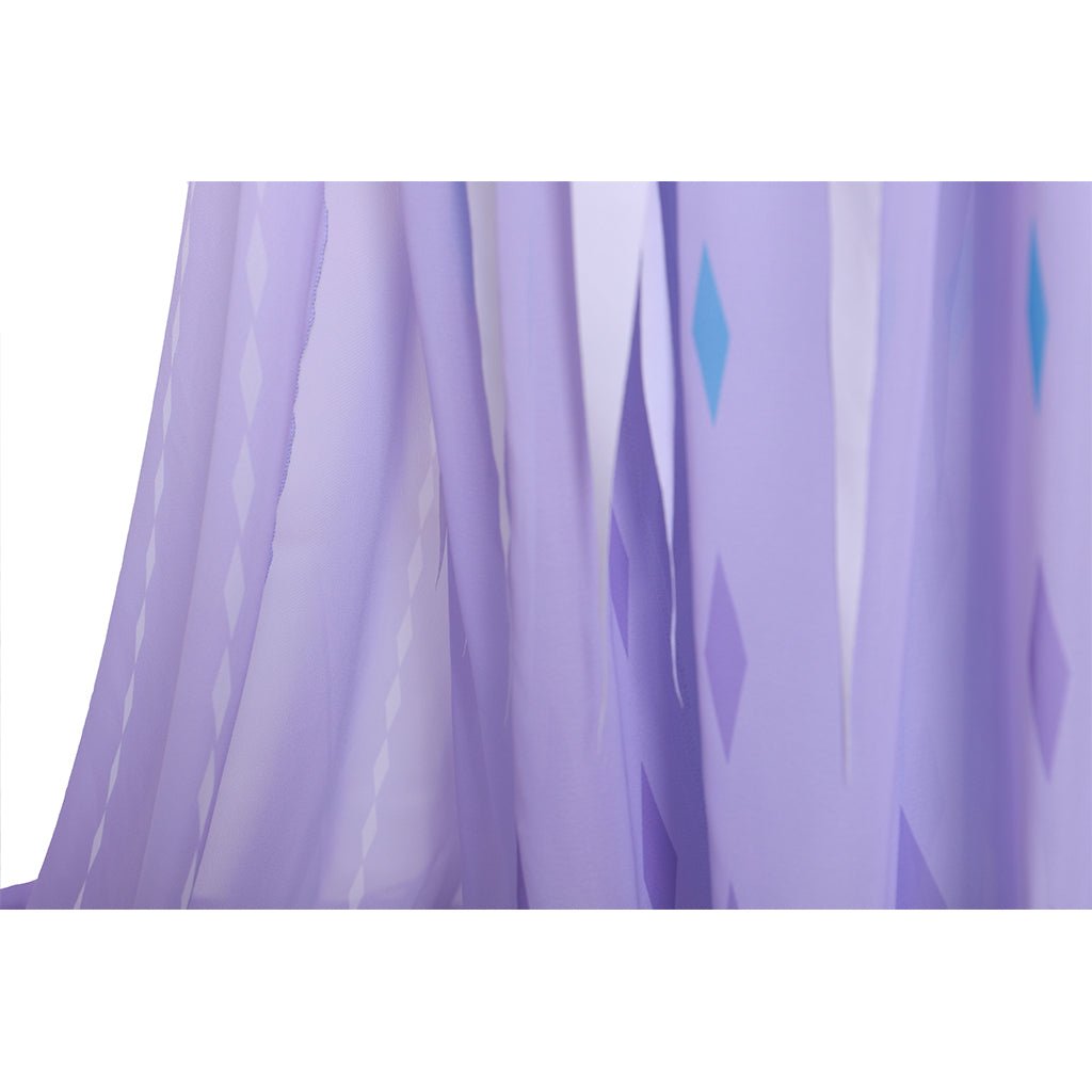 Traje de Cosplay de Elsa, Reina de las Nieves 2 | Vestido de Princesa para Mujeres Adultas en Halloween y Fiestas de Carnaval - Fantasia Cosera