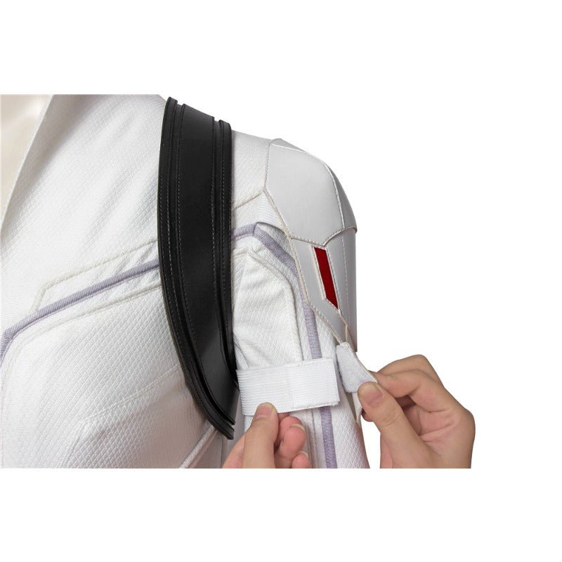 Traje de Cosplay de Black Widow Blanco - Natasha Romanoff Hecho a Mano - Fantasia Cosera