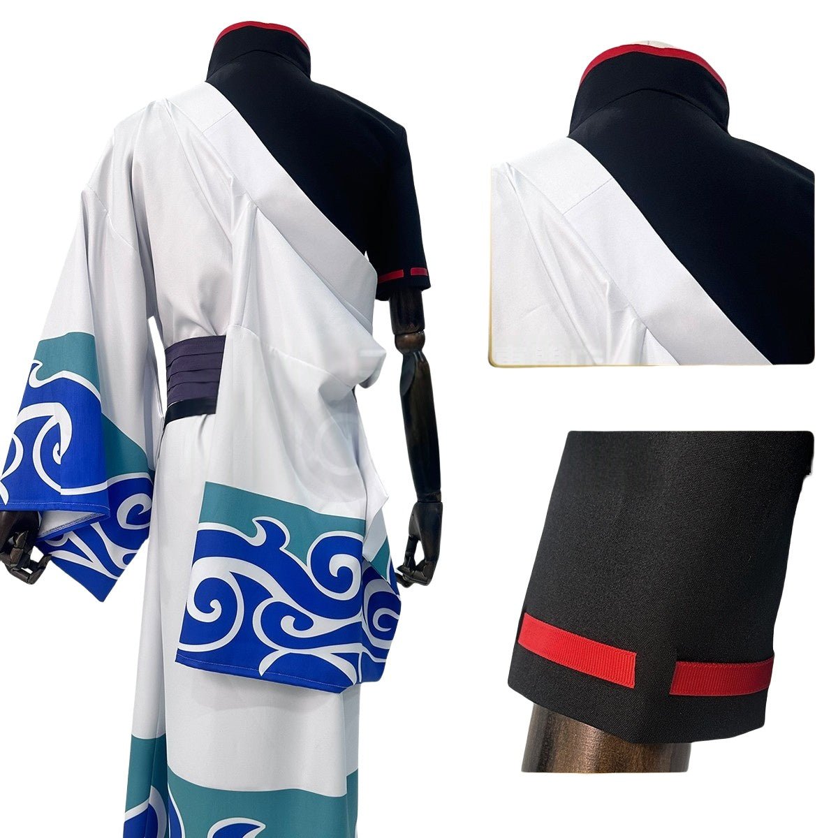 Traje de Cosplay Premium Sakata Gintoki - Outfit Anime Gintama - Fantasia Cosera