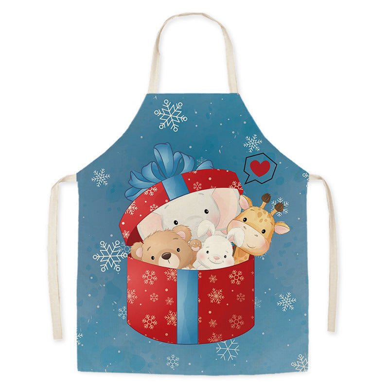 Delantal de cocina de Santa Claus para adultos, resistente a manchas y aceite, unisex - Fantasia Cosera