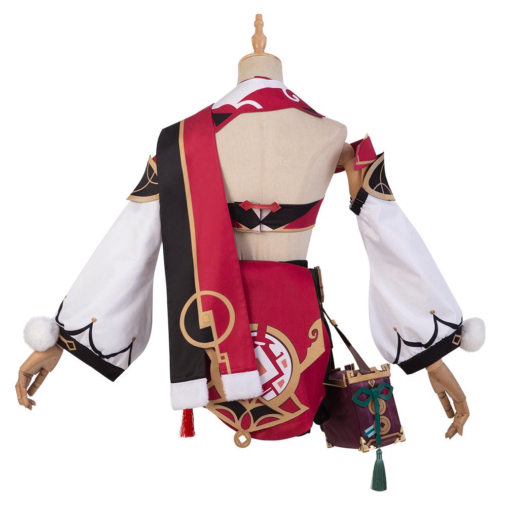 Traje de Cosplay de Yanfei de Genshin Impact - Outfit Premium Inspirado en el Juego para Fans de Anime - Fantasia Cosera
