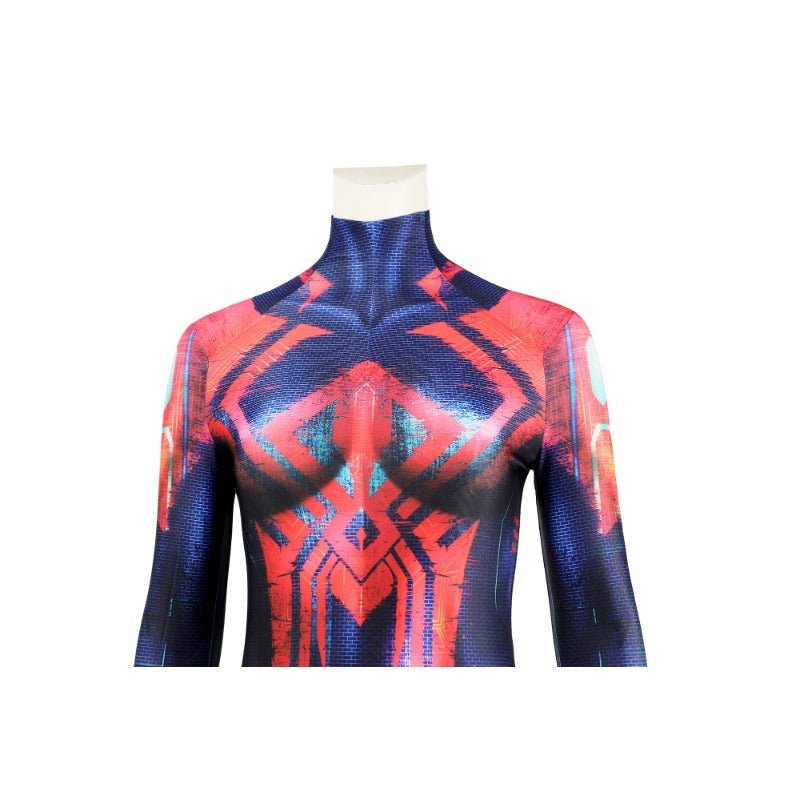 Traje de Cosplay de Spider-Man 2099 Miguel O'Hara de Spider-Man: A través del Spider-Verso - Fantasia Cosera
