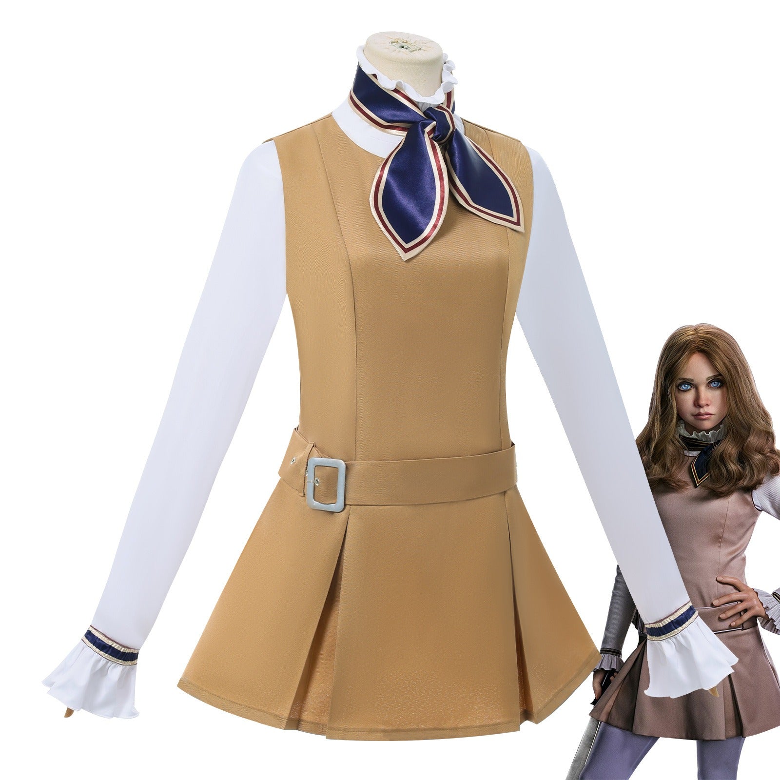 Traje de Cosplay M3GAN 2.0 – Disfraz para Halloween y Escenarios para Adultos y Niños - Fantasia Cosera