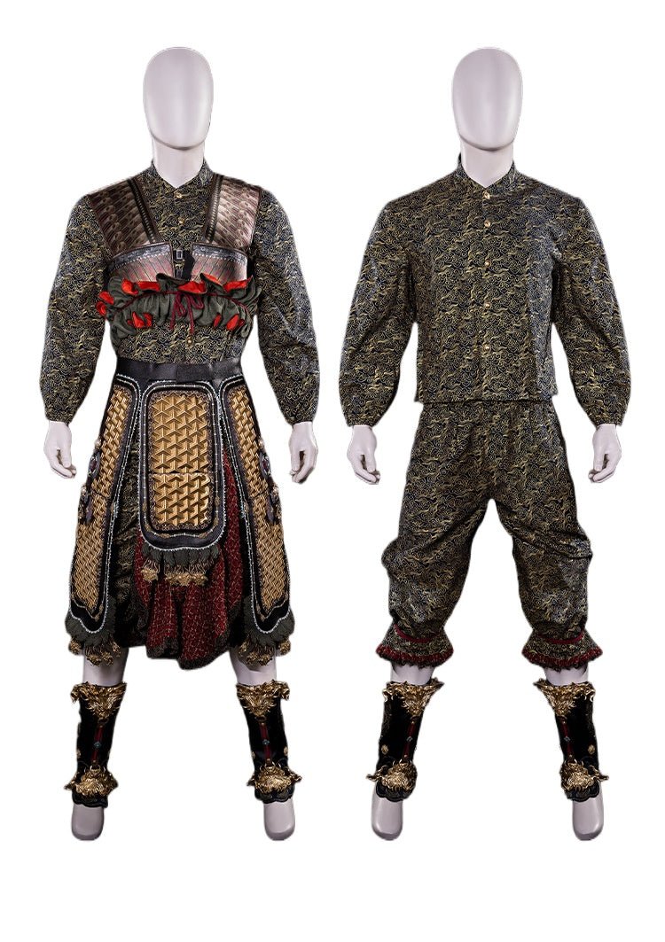 Traje de Cosplay Black Myth Wukong para Hombres | Qitian Dasheng Destino Hombre - Fantasia Cosera