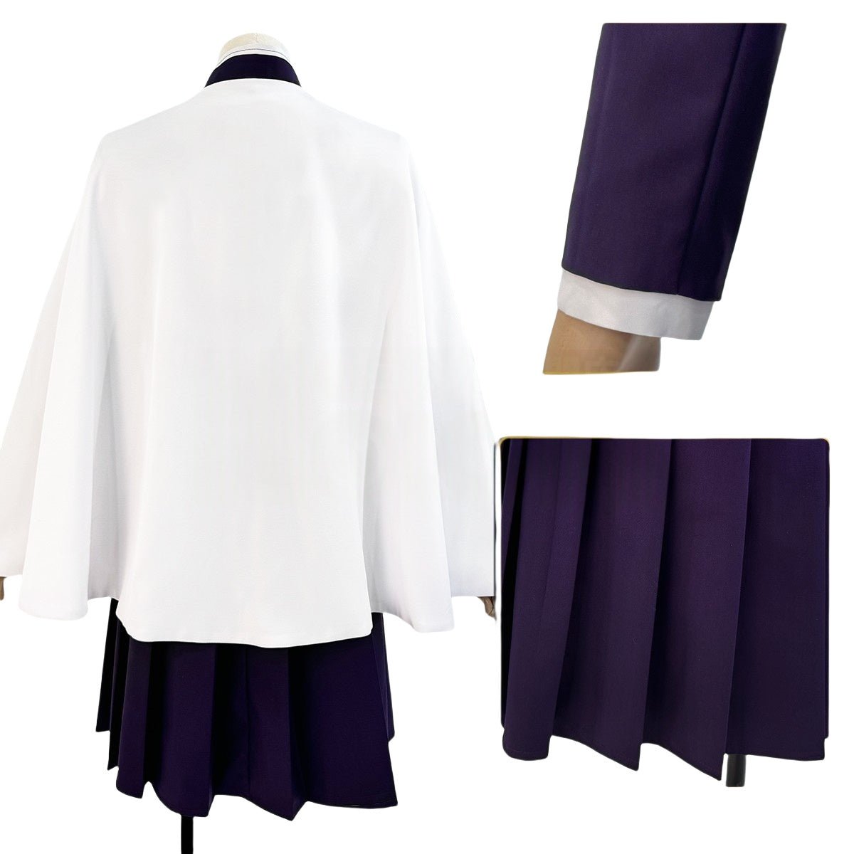 Traje de Cosplay de Kanao Tsuyuri de Demon Slayer: Kimetsu no Yaiba - Fantasia Cosera