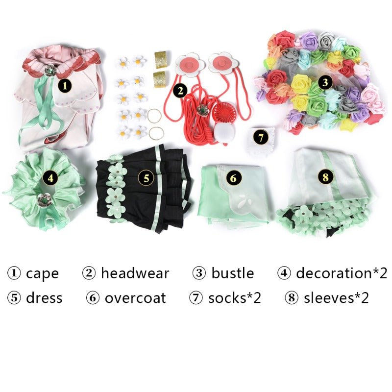 Vestido Lolita de Hatsune Miku Magical Mirai 2021 para Cosplay, Fiesta y Halloween - Fantasia Cosera