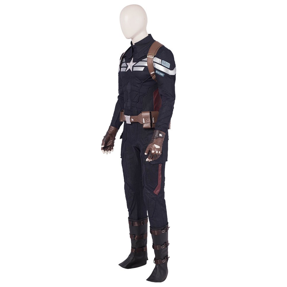 Traje de Cosplay de Captain America de Avengers: Endgame - Réplica de Película de Alta Calidad - Fantasia Cosera