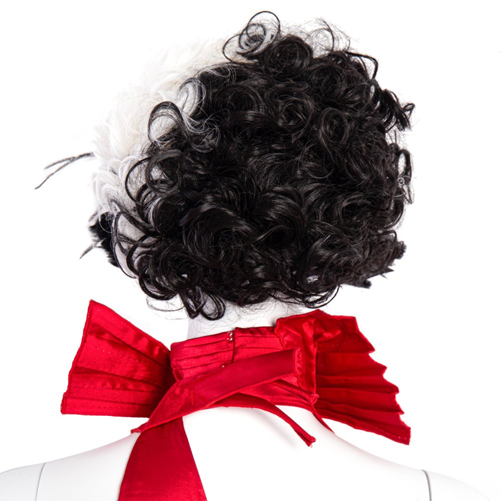 Traje de Cosplay de Cruella para Mujer, Vestido Rojo para Fiestas de Halloween, Hecho a Medida - Fantasia Cosera