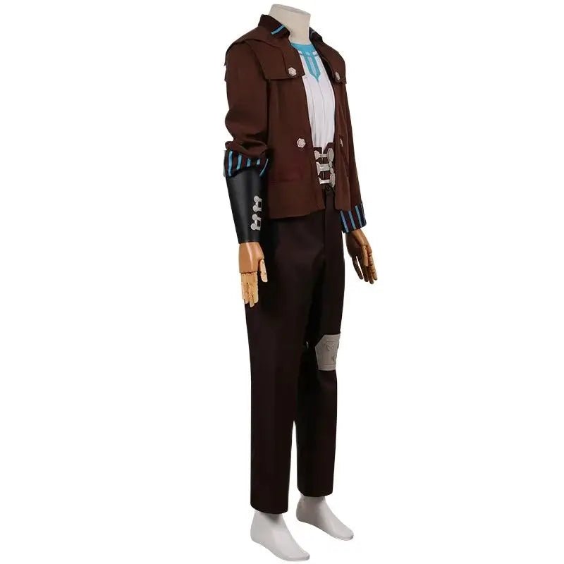 Traje de Cosplay de Vander de LOL Arcane - Chaqueta, Camisa y Pantalones - Conjunto Completo para Hombres - Disfraz de Halloween - Fantasia Cosera