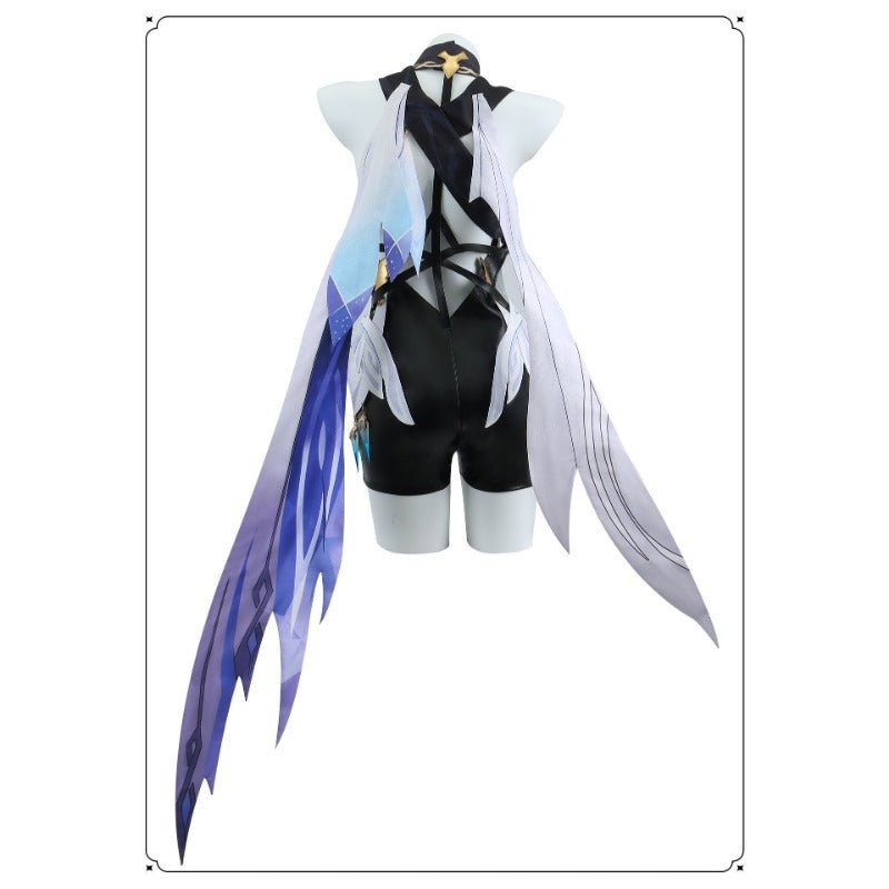 Traje de Cosplay de Skirk de Genshin Impact – Outfit del Maestro de Tartaglia para Mujeres - Fantasia Cosera