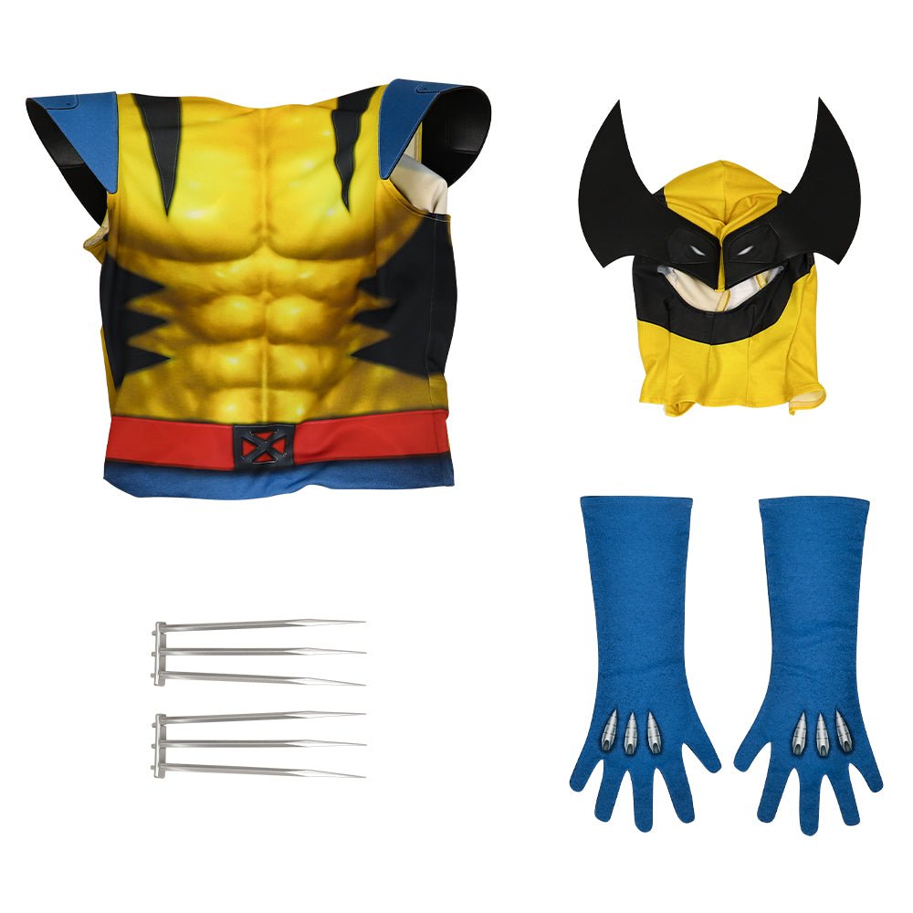 Traje de Cosplay de Wolverine X-Men - Mono, Máscara y Garras para Fans de Superhéroes - Fantasia Cosera