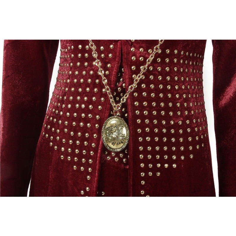 Vestido Rojo de Cersei Lannister Cosplay | Traje Personalizado de Juego de Tronos - Fantasia Cosera
