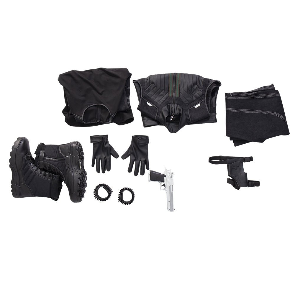 Traje de Cosplay Black Widow Marvel Comics Mono Halloween para Mujer - Fantasia Cosera