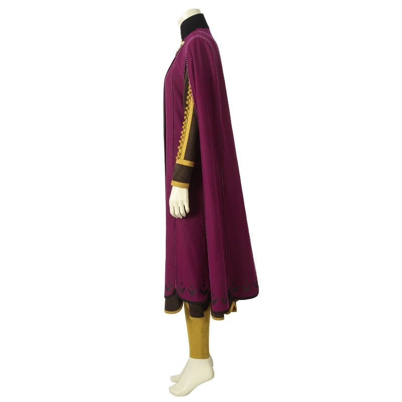 Traje de Cosplay de Anna, la Reina de Hielo 2 - Vestido de Princesa para Adultos - Fantasia Cosera