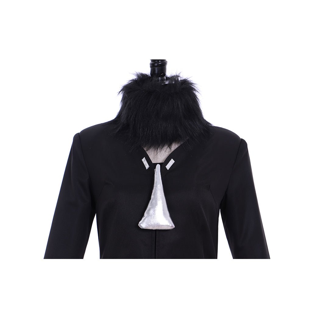 Traje de Cosplay de Cynthia de Pokémon Sol y Luna - Traje Negro Completo - Fantasia Cosera