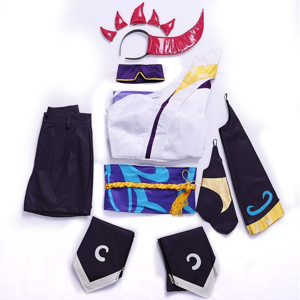 Traje de Cosplay Spirit Blossom Riven para Mujer | Serie de Cosplay de Juegos - Fantasia Cosera