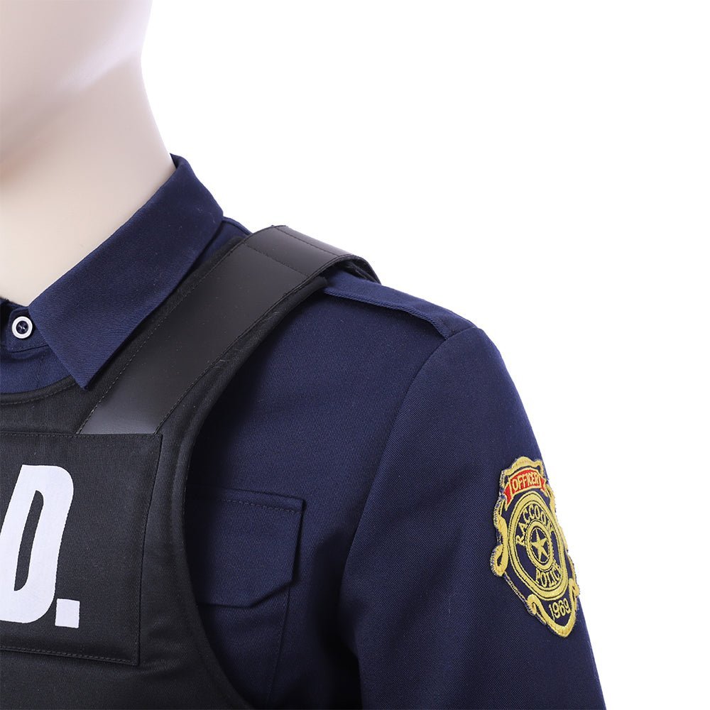 Traje de Cosplay de Leon S. Kennedy de Resident Evil 2 Remake - Atuendo de Juego de Alta Calidad - Fantasia Cosera