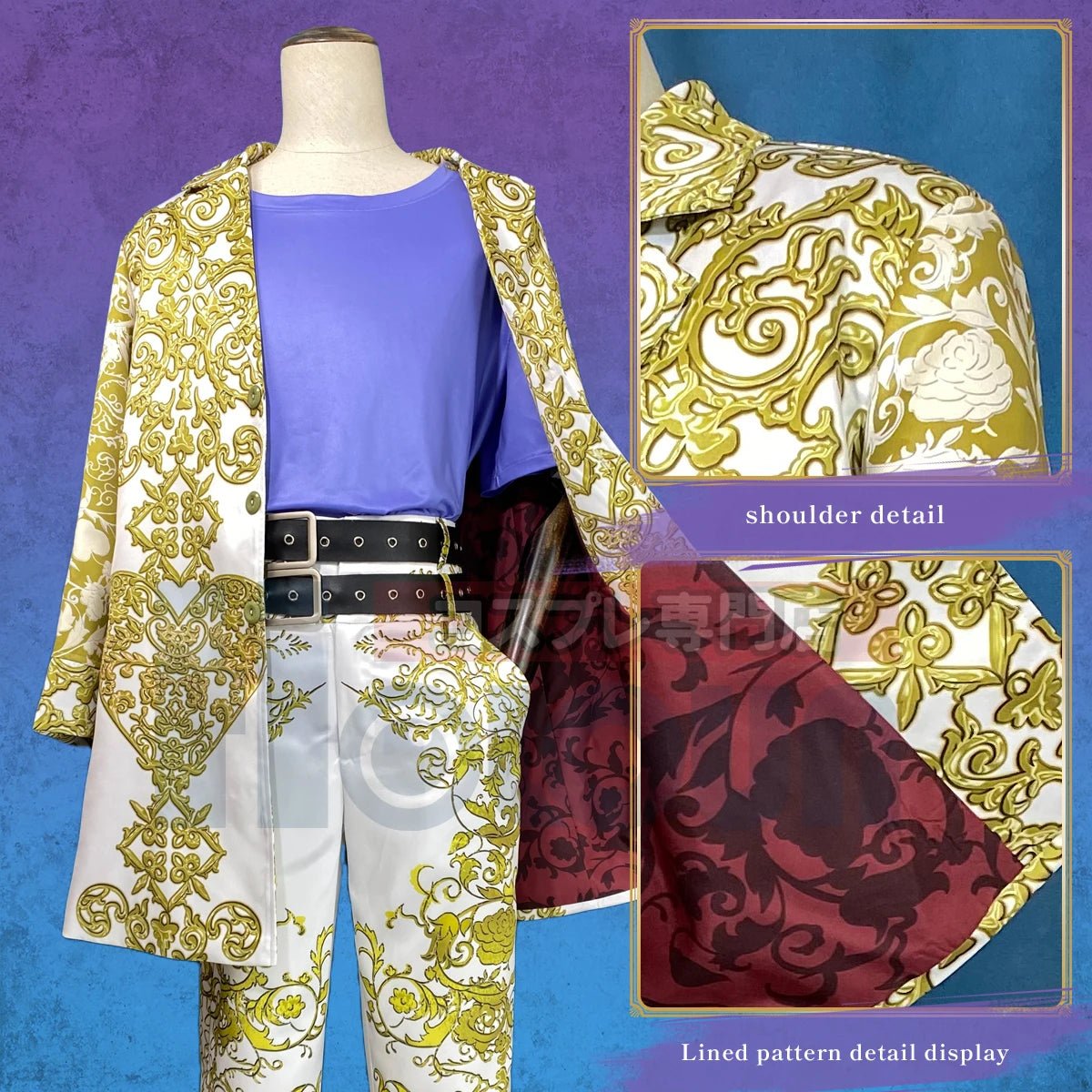 Traje de Cosplay de Manjiro Sano Mikey de Tokyo Revengers Abrigo Pantalón Camiseta Cinturón Uniforme para Halloween Navidad - Fantasia Cosera