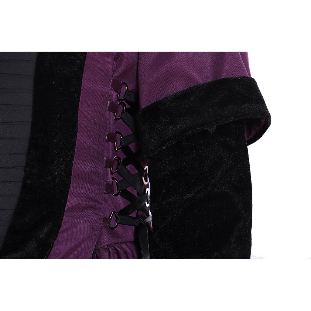 Vestido Púrpura Regencia Medieval Renacimiento Noble Fiesta de Té Traje Mujer Escenario Teatro - Fantasia Cosera