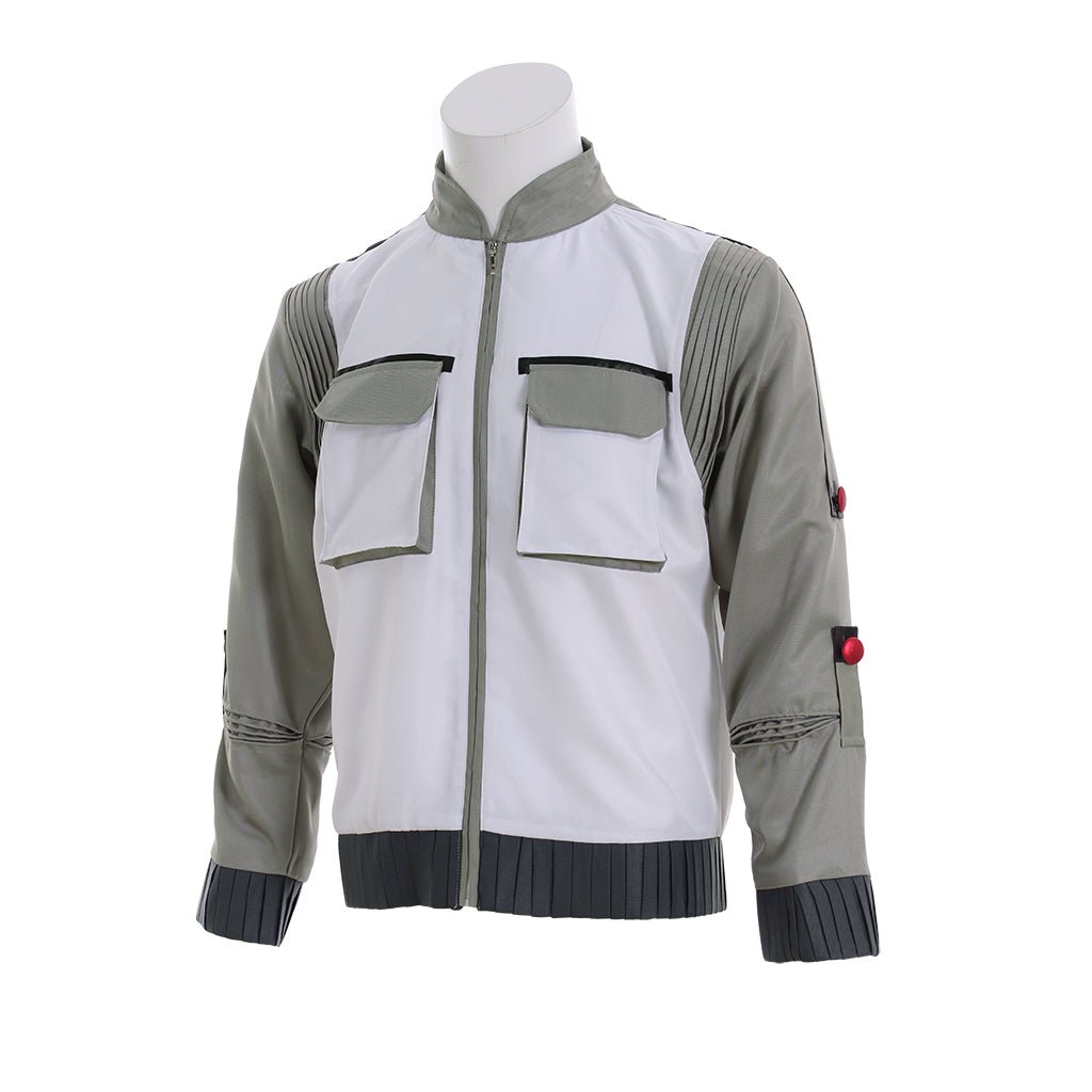 Traje de Cosplay de Regreso al Futuro - Chaqueta en Naranja, Blanco y Rojo - Fantasia Cosera