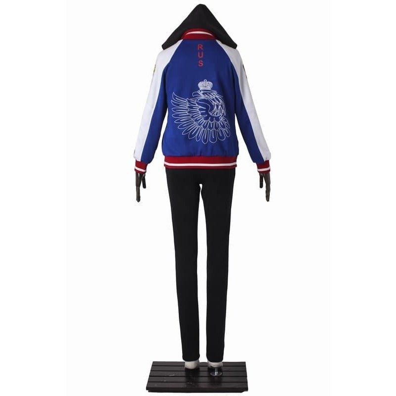 YURI!!! on ICE Yuri Plisetsky Chaqueta Cosplay Disfraz para Halloween y Fiestas - Fantasia Cosera