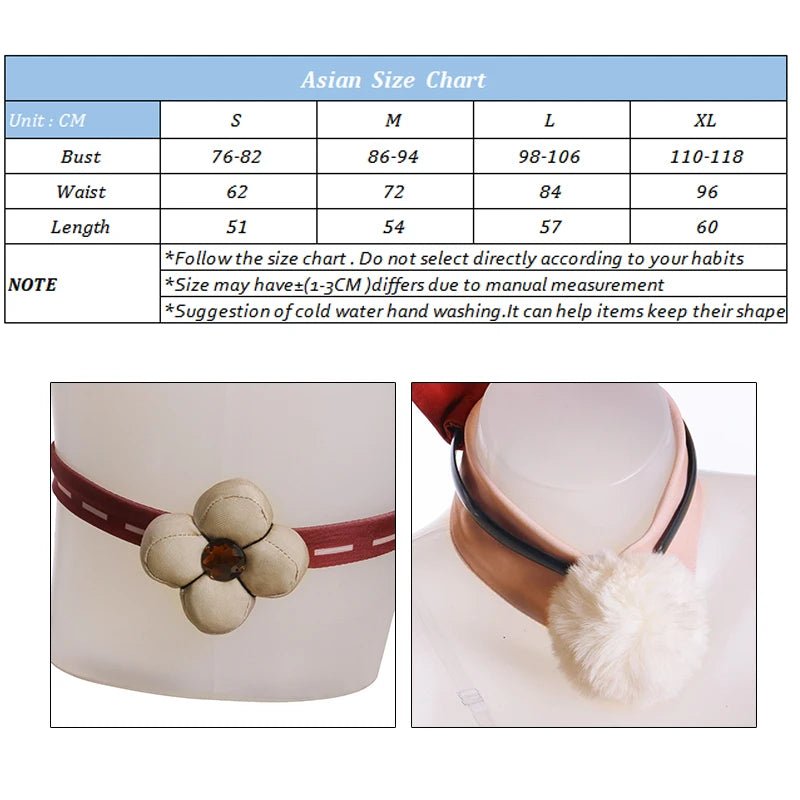 Traje de Cosplay de Klee Coneja de Navidad Genshin Impact Klee - Fantasia Cosera