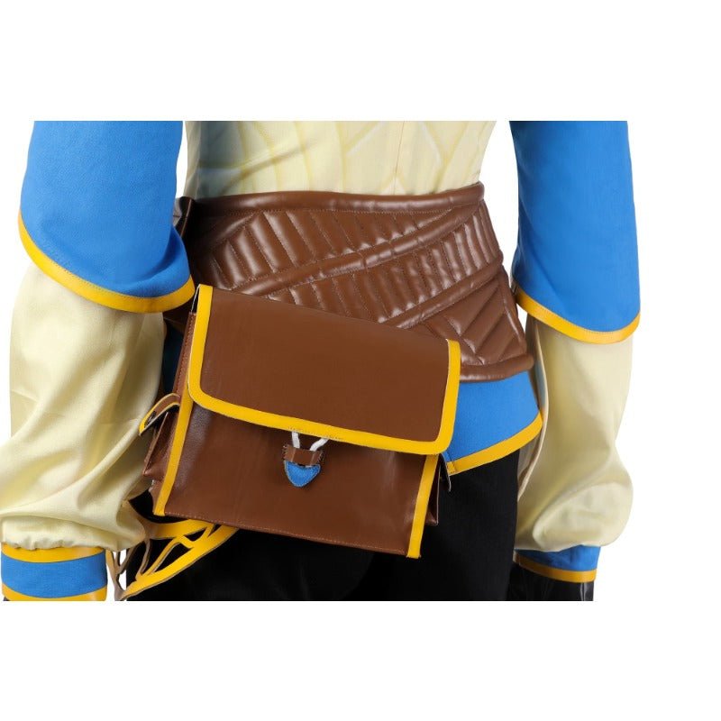 Traje de Cosplay de Princesa Zelda Azul - Outfit de La Leyenda de Zelda: Aliento de lo Salvaje para Halloween y Eventos - Fantasia Cosera
