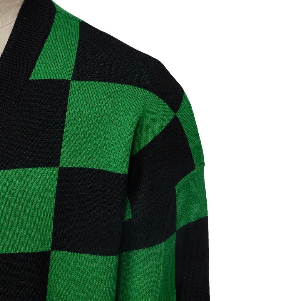 Traje de Cosplay de Kamado Tanjirou | Suéter Cardigan para Hombres | Serie de Suéter de Cosplay - Fantasia Cosera