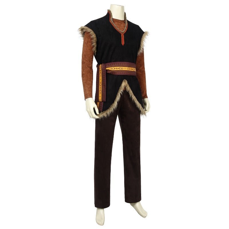 Disfraz de Kristoff de Frozen 2 para Hombres - Traje Completo de Cosplay con Accesorios para Halloween - Fantasia Cosera