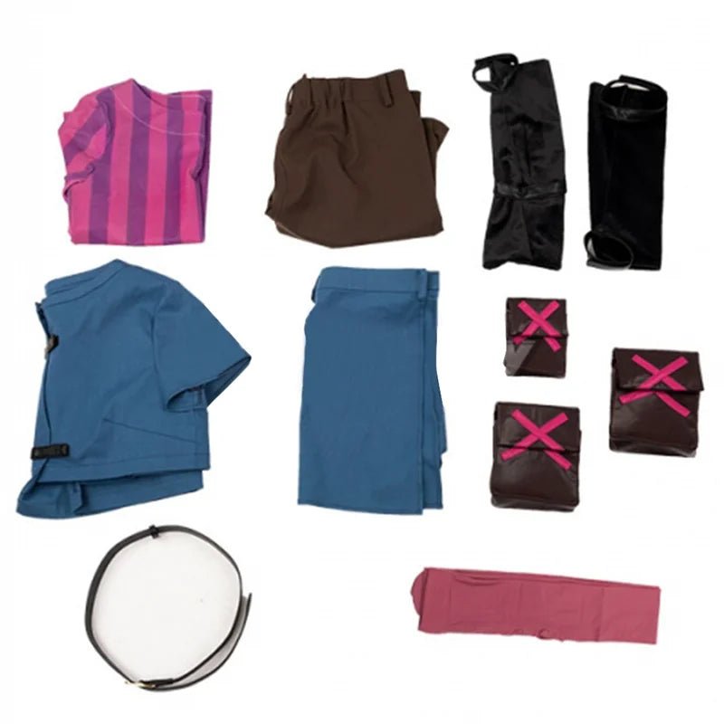 Traje de Cosplay de Jinx de League of Legends LOL Arcane Joven Jinx para Mujer - Fantasia Cosera