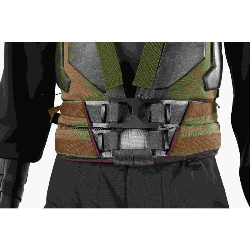 Traje de Cosplay Bat Bane – Zapatos, Máscara, Abrigo, Accesorios | El Caballero de la Noche Renace Traje de Fantasía para Halloween - Fantasia Cosera