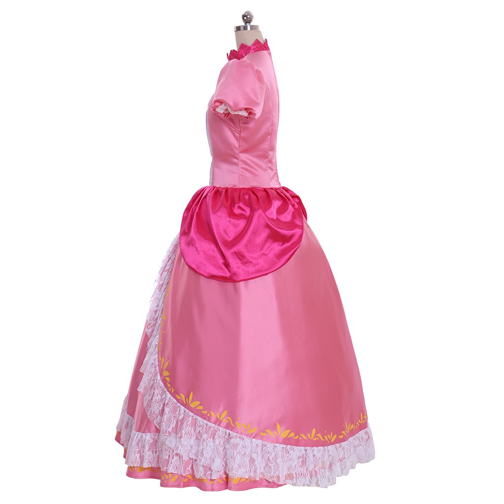 Disfraz de Princesa Daisy | Vestido de la Hermana de Peach de la Serie de Cosplay del Juego - Fantasia Cosera