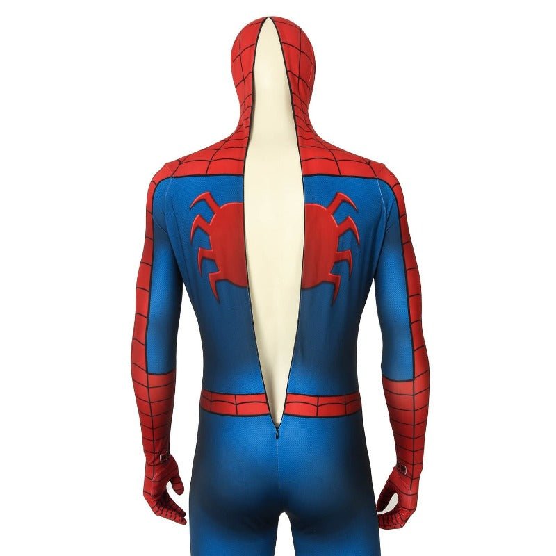 Traje Zentai 3D de Spider-Man - Disfraz de Cosplay Genial de PS4 para Halloween - Fantasia Cosera