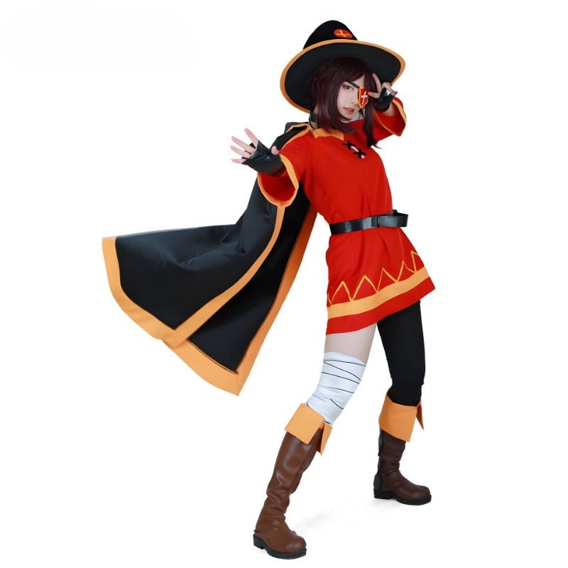 KonoSuba: ¡Bendición de Dios en este Mundo Maravilloso! Traje de Cosplay de Megumin - Fantasia Cosera