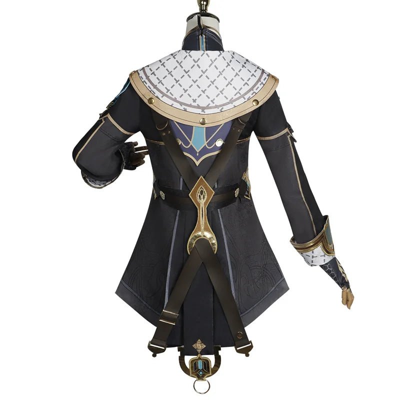 Disfraz de Cosplay de Freminet de Fontaine de Genshin Impact - Uniforme de Mago con Sombrero para Halloween, Fiestas y Role Play - Fantasia Cosera